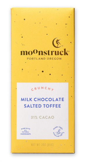 Milk chocolate salted toffee
