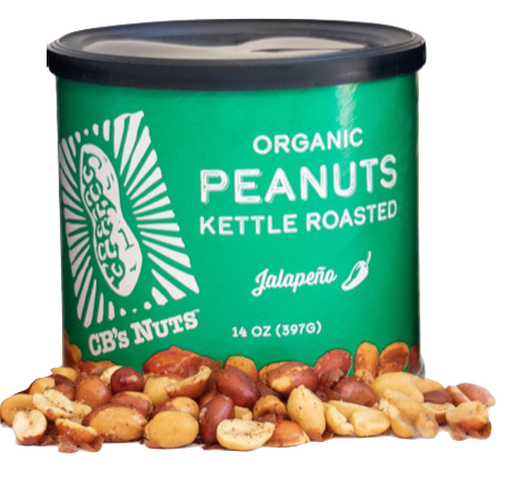 Kettle roasted peanuts · jalapeño