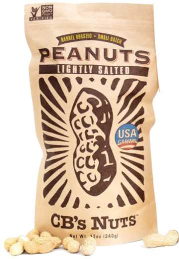 Barrel roasted peanuts · in shell